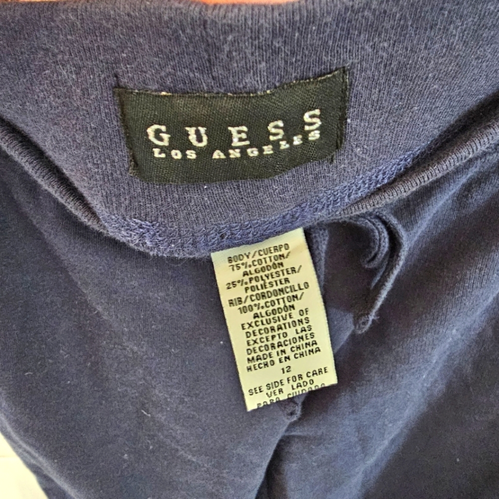 Girls GUESS sweatpants Leggings sz 12 - Picture 4 of 4